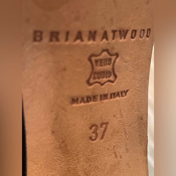 Brian Atwood Black Patent Platform Pumps/Size 37 - Picture 4 of 4